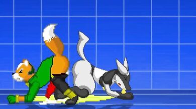 Lucario's Bladder Explosion from MUGEN Fox's Big Balls Filling