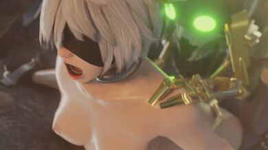 Futanari AI: Kishi's 2B Sensory Overload