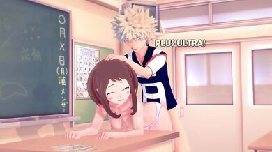 Uraraka gets BAKUGO'd hard and rough!