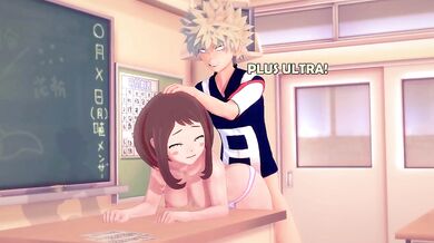 Uraraka gets BAKUGO'd hard and rough!