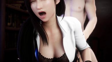 [4K] Tifa's Juicy Neko Desk Doggy [A]