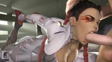 Throat Fucked by a Savage Wolf