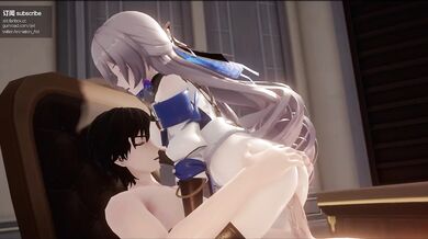 Big-boobed Bronya's Morning Masturbation Session Gone Wild