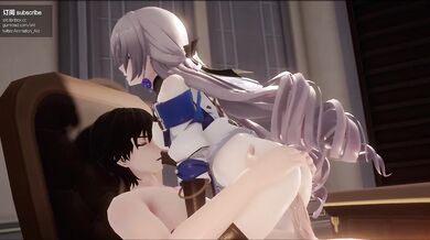 Big-boobed Bronya's Morning Masturbation Session Gone Wild