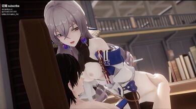 Big-boobed Bronya's Morning Masturbation Session Gone Wild