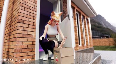 Kinky Elf Delivers Early Holiday Gift in 'Ahri Christmas Present' Hentai Porn Video