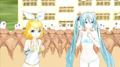Miku and Rin Get Gangbanged by ZienZao