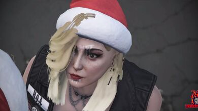 4-Way Slut Fest with Andi, Lilith, Mayumi, and Karina in HOA's Christmas Special Episode 1
