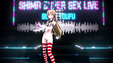 Sensual Shimakaze Sexually Pounded by Squishy BlueeToufu