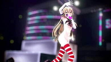 Sensual Shimakaze Sexually Pounded by Squishy BlueeToufu