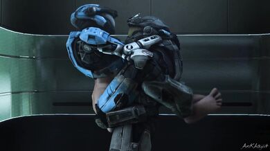 [AnKhajiit] Kat's Tail and Noble 6's Long Spear Stuck in the Elevator After a Wild Night of Hardcore Fucking