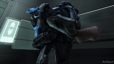 [AnKhajiit] Kat's Tail and Noble 6's Long Spear Stuck in the Elevator After a Wild Night of Hardcore Fucking