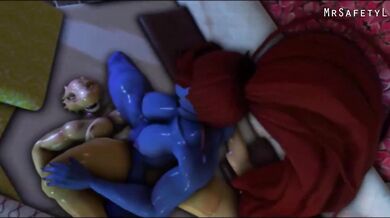 Huge Monster Cock Destroys Undyne's Tight Asshole