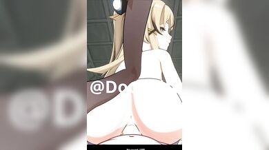 Kirara's Tight Squeeze: A Wet and Wild Genshin Impact Adventure