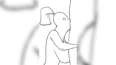 Inflatable Babe Sucks Dick like a Pro