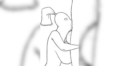 Inflatable Babe Sucks Dick like a Pro