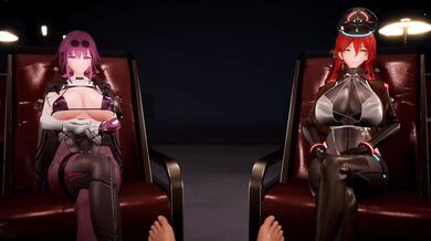 Kinky Schoolgirls Himeko and Kafka Get Naughty on the Honkai Star Rail (Version 1 & 2)