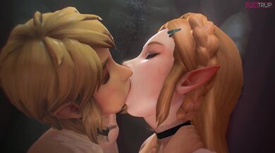 Love Means Never Having to Say 'Please'... Except for This: Link and Zelda Double Fellatio by Fugtrup