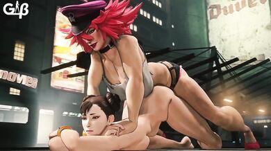 General Butch's Mouth-Watering Cumshots on Chun-Li and Poison