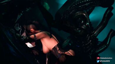 Lustful Lesbian Encounters with a Monstrous Alien