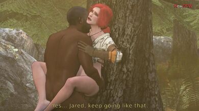 Triss and Geralt Get Down and Dirty in a Wet and Wild Netorare Threesome
