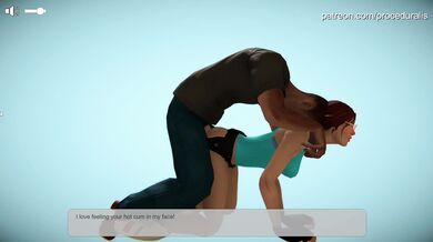 Lara's Doggy Style Gangbang