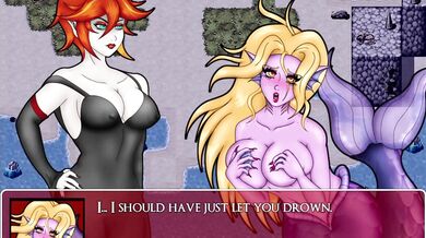 Bloodlusting Vamps Bite Maryn's Tight Twat in Crimson Veil