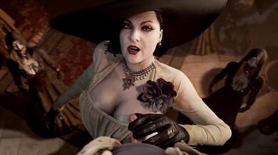 Dimitrescu's Slutty Handjob Adventures With Yellowbea