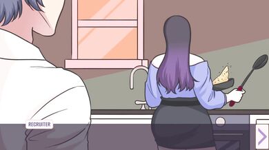 Childhood Friend Gets Nailed by Lustful Recruiter