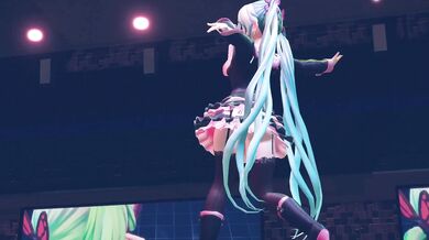 Miku's Naughty Striptease Show [KazuNishi]