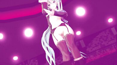 Miku's Naughty Striptease Show [KazuNishi]