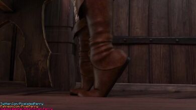 Megumin is a Total DP Slut in Darkness' Dungeon