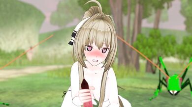 Squirming Isuzu Sentou Getting Fucked by Bugs in 'Shokushusuki-Kai'