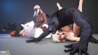 - Beastly Bonking: Hairy Hotties Hump Big Boob Babes
