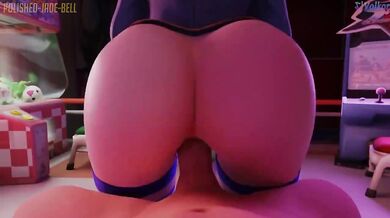 Sticky Dollars at the Arcade with D.Va: A XXX Parody