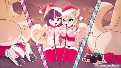 Furries Share a Dildo on Christmas Eve