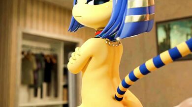 Uncensored Beastiality Orgy with Animal Crossing Characters in 'Ankha' by Marrubi