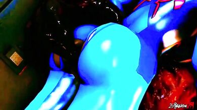 Futanari Samus Gets Fucked in Mouth and Ass by Metroids in SFM Tribute Tease