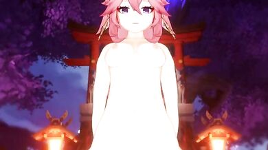 Miko Yae fucks you at her temple
