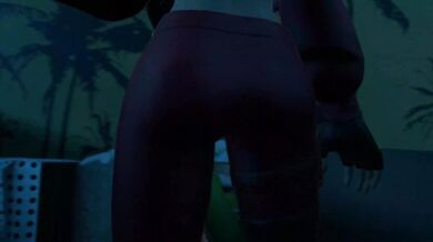 Big Tit Harley Quinn Twerks Her Ass Off in the Joker's Dungeon!