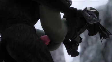 Evil Orc Bitch Gets Nailed by Unexpected Superpower in Prison Rape Dungeon