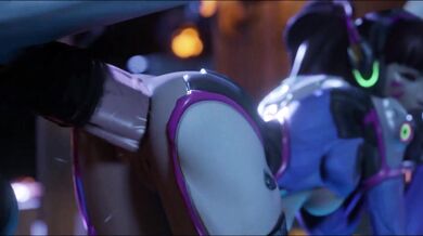 D.Va's Midnight Thrust Fest with Bartender on the Train Tracks