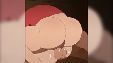 Heavy Rubbing of the Scout's Nude Butt in GenerICON