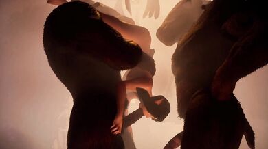 Elf Wife Gets Banged by Two Horny Minotaurs in the Wild