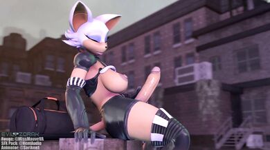 Masturbating Rouge [sariken]