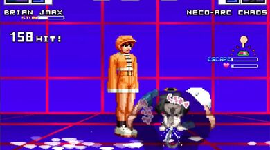 Brian's Explosive Encounter with Neco in the Realm of Chaos