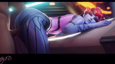 Overwatch's Widowmaker Pounded Doggy Style