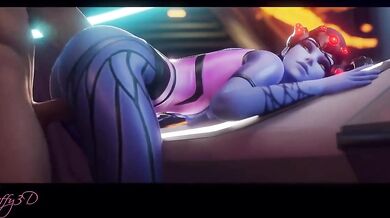 Overwatch's Widowmaker Pounded Doggy Style