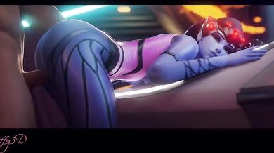Overwatch's Widowmaker Pounded Doggy Style