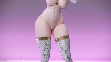 Haku White Suit's Naughty Antics in New Wiggly Porn